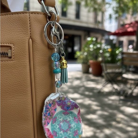 Colorful Keychain/ Purse Jewelry with Tassel - Picture 2 of 4